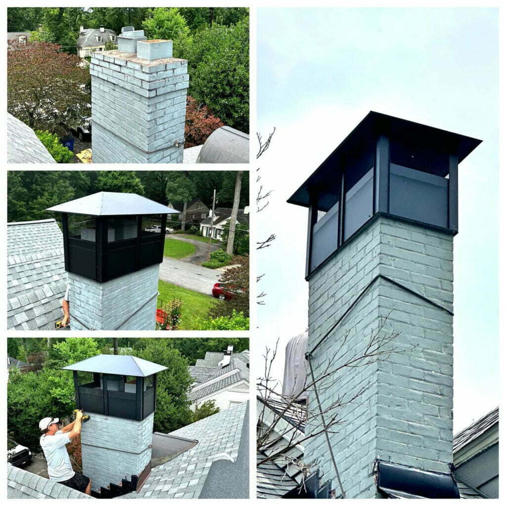 Custom chimney caps | chimney cap replacement atlanta