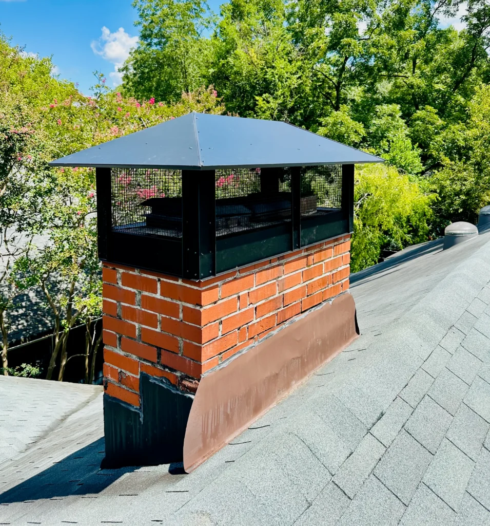 custom-fabricated chimney cap Johns Creek | chimney cap